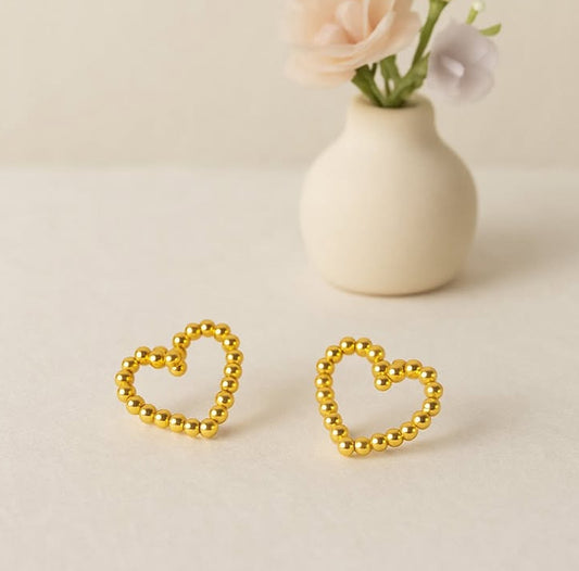 Aretes Heart-Rount