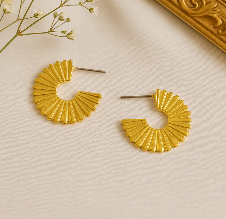 Aretes Abanicó