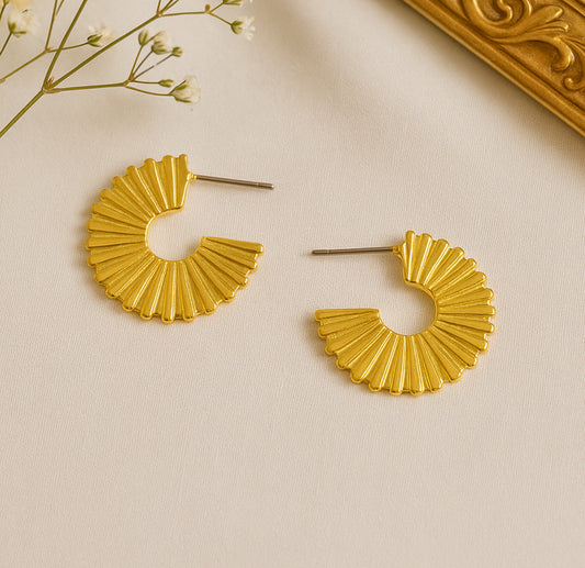 Aretes Abanicó